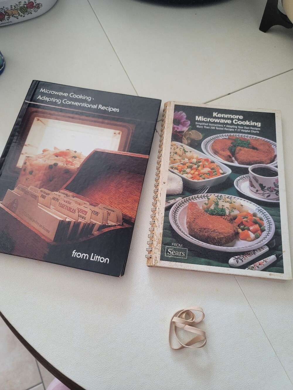 Vintage Microwave Cookbook Lot (2 Books) - Litton & Kenmore Sears 1979
